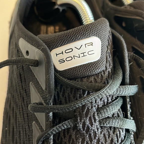 Under Armour Men's HOVR Sonic 3 Black White Running Shoes Size 12 - Picture 9 of 11